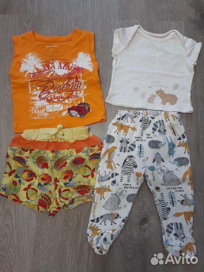 Одежда пакетом на мальчика 56, 62, 68