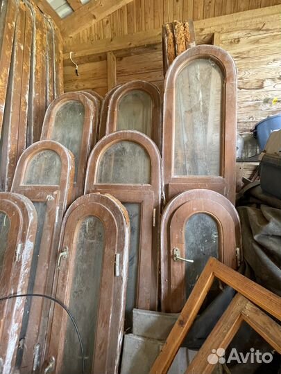 Деревянные окна со стеклопакетом бу