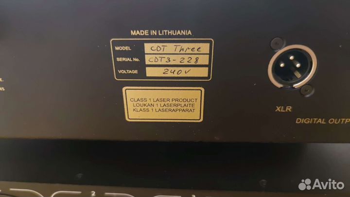 CD транспорт Audio Note CDT Three