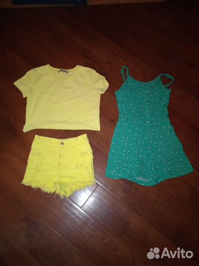 Шорты, футболка, комбинезон