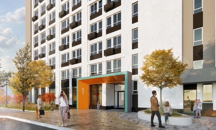 2-к. квартира, 54,7 м², 6/29 эт.