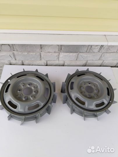 Ступица и грунтозацепы для мотоблока