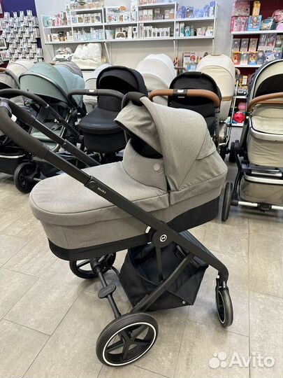 Коляска 3 в 1 Cybex Balios S Lux BLK Soho Grey