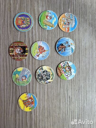 Фишки (сотки) Pog разных серий