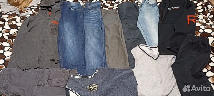 Вещи пакетом на мальчика размер 134-158 бу