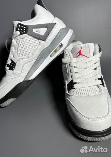 Кроссовки Air Jordan 4 White Oreo Premium