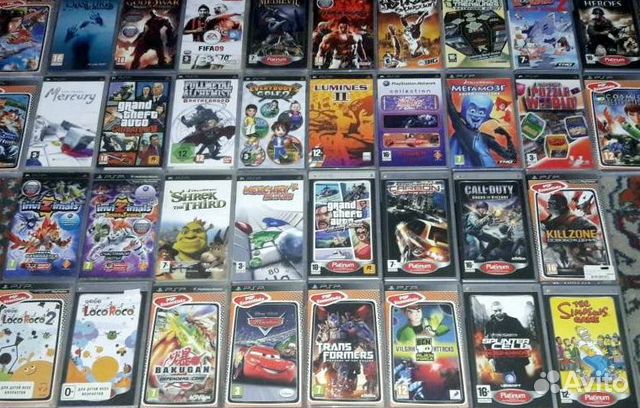 Игры PSP Диски псп Новые Бу Продажа Доставка часть купить в Москве ...