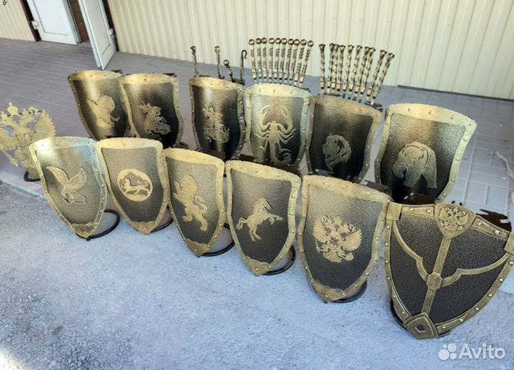 Щит подарочный/ подставка под шампуры