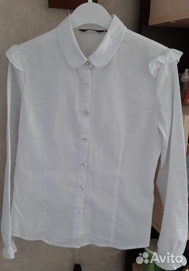 Блузка школьная для девочки 140-152