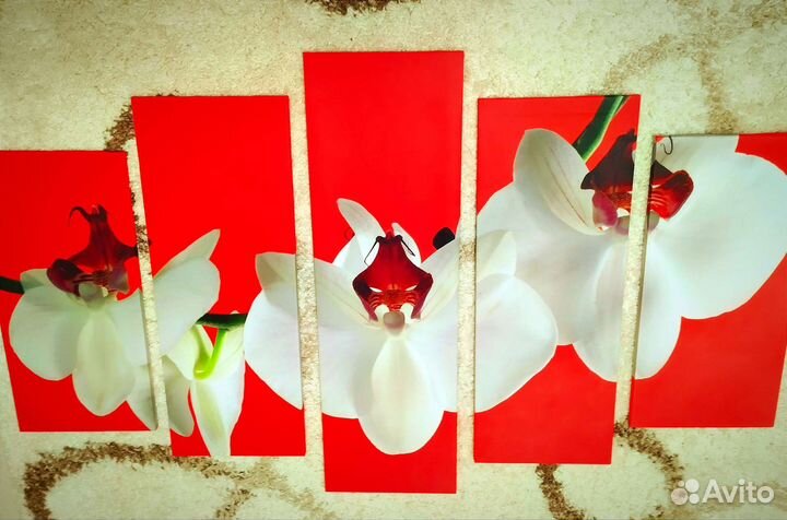 Панно на шелке