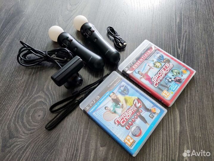 PS Move 2, камера, праздник спорта 2 диска