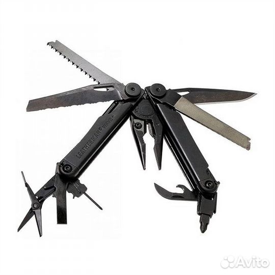 Мультитул Leatherman Wave Plus Black, 18 функций