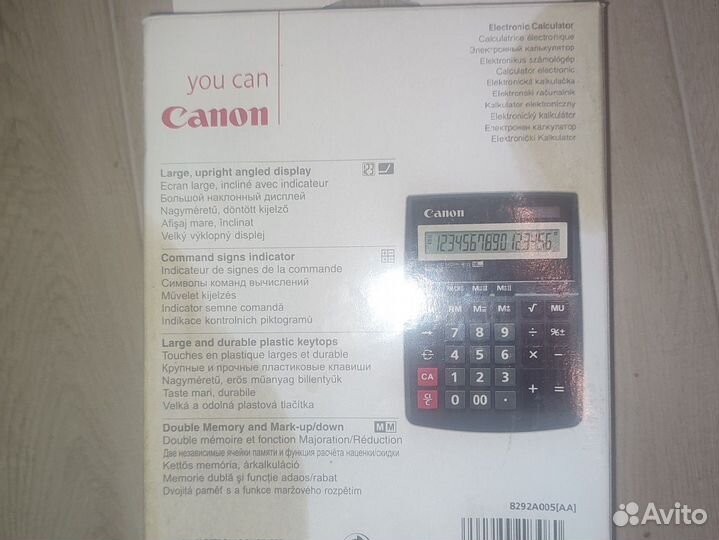 Калькулятор canon ws-2226