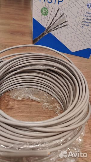 Кабель витая пара F/UTP 6 cat Dexp 75 метров
