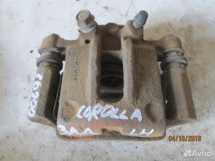 Суппорт задний левый Тойота Королла 120 левый руль