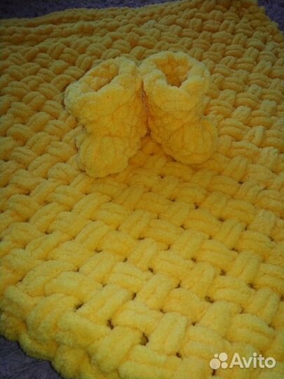 Плед +пинеточки