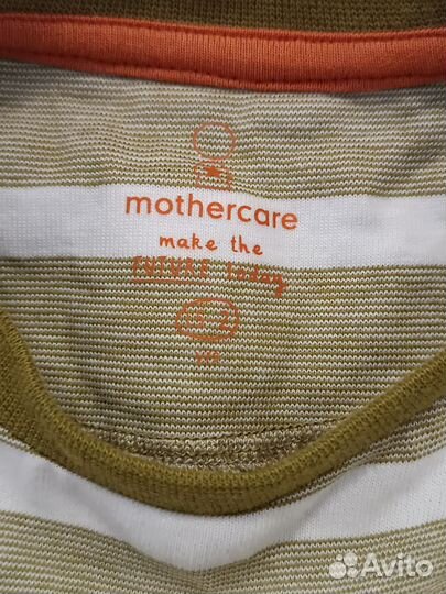 Лонгслив, футболка mothercare 92