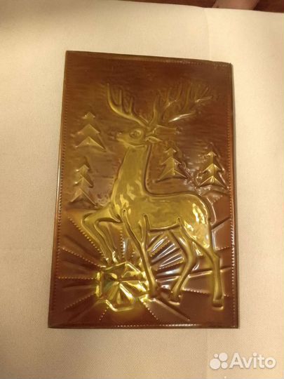 Панно чеканка Серебряное копытце