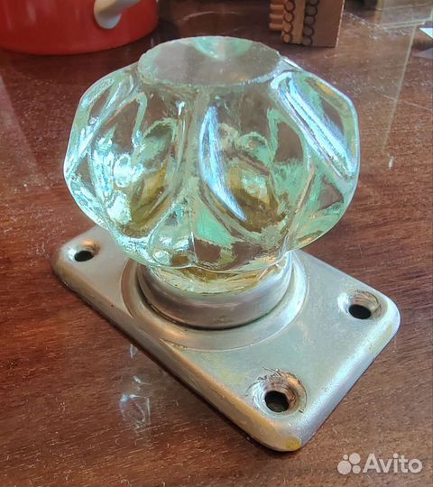 Дверные ручки. Стекло, металл. СССР