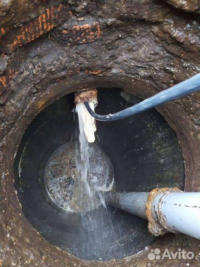 Прочистка канализации /устранение засоров