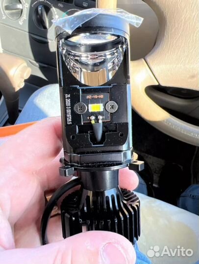 Led лампа h4 с линзой