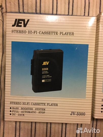 Плеер кассетный новый для коллекции