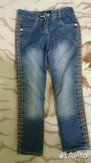 Утепленные джинсы