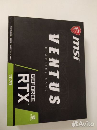 Видеокарта MSI RTX 2070 Ventus 8G