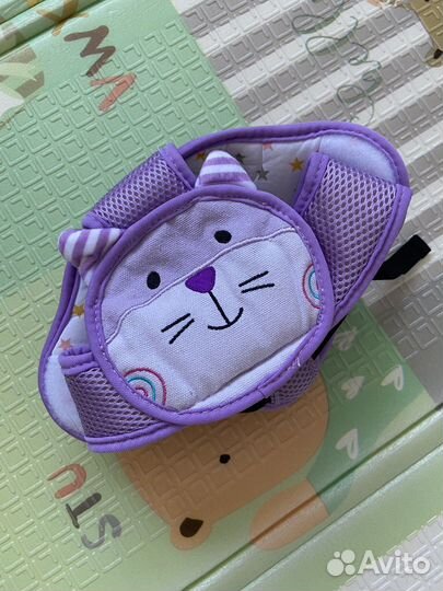 Вожжи + противоударная шапка-шлем