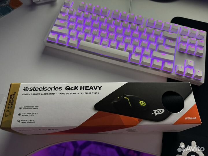 SteelSeries Игровой коврик для мыши QCK heavy M