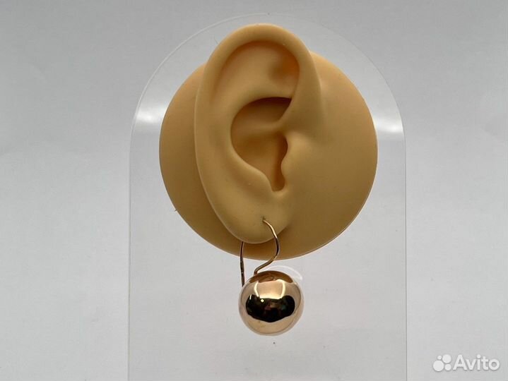 Золотые серьги 585 пробы
