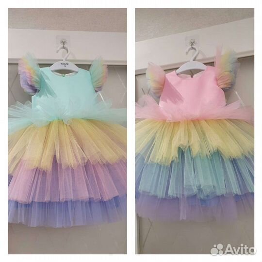Новое праздничное платье для девочки 92-104