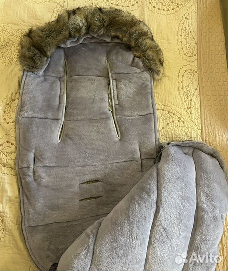 Зимний конверт в коляску