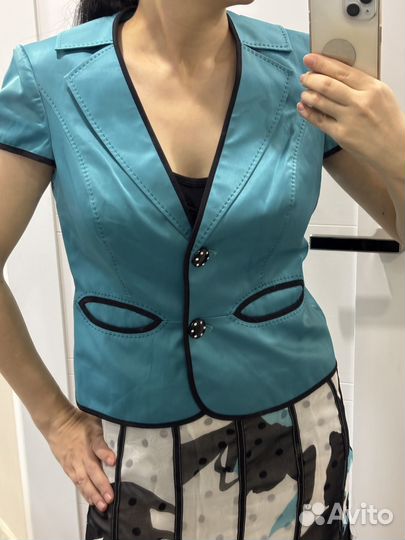 Комплект жакет с юбкой 46 размер Potis&Verso