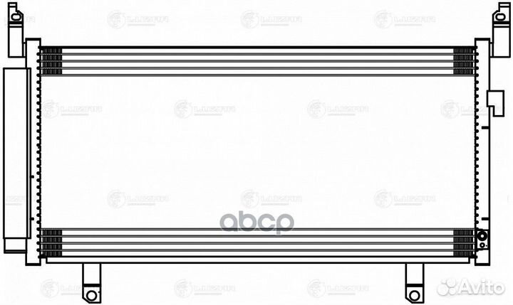 Радиатор кондиционера lrac2214 luzar