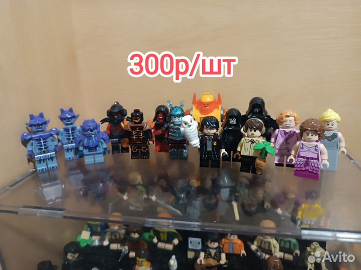 Lego минифигурки (100шт)