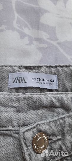 Джинсы zara для девочек size 13-14 p.164