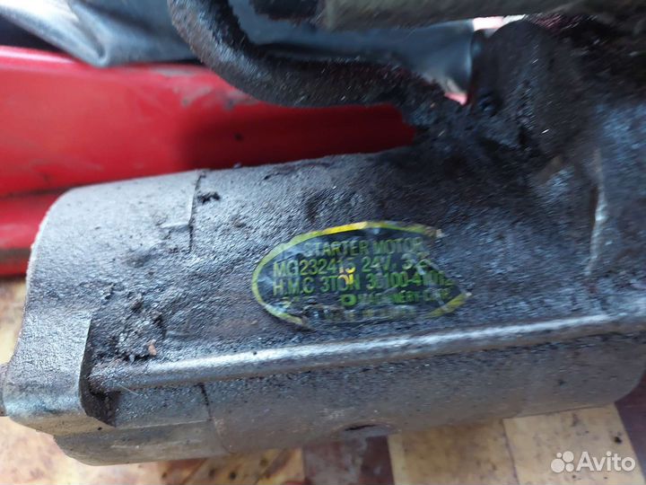 Стартер на Hyundai с мотора d4db
