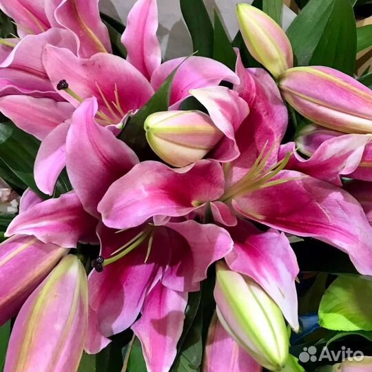 Букет из лилий