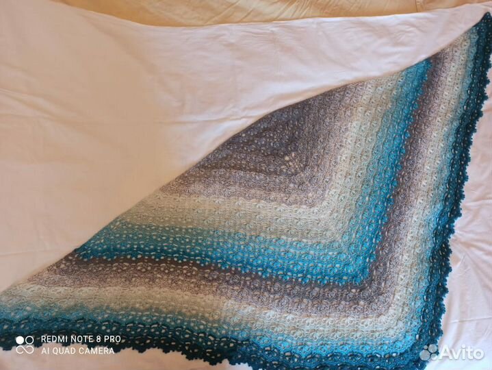 Шаль ручной работы