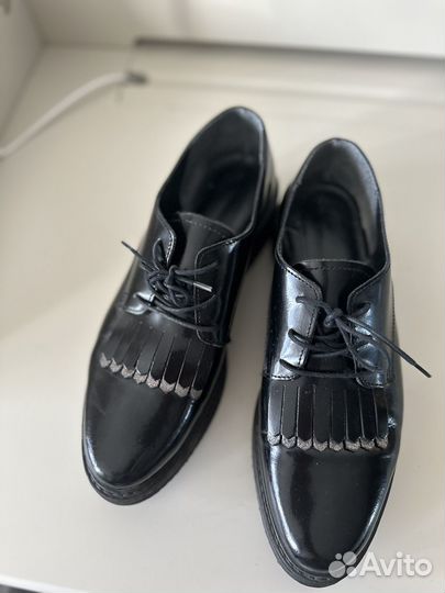 Туфли полуботинки натуральная кожа жен 39 размер