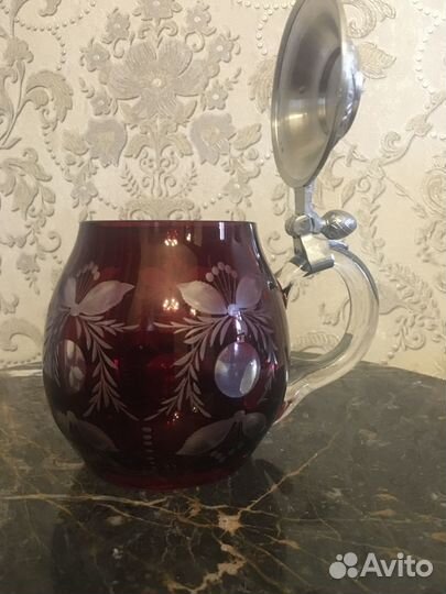 Кружки олово хрусталь пивные