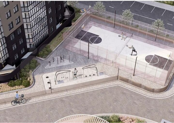 2-к. квартира, 61,2 м², 8/23 эт.