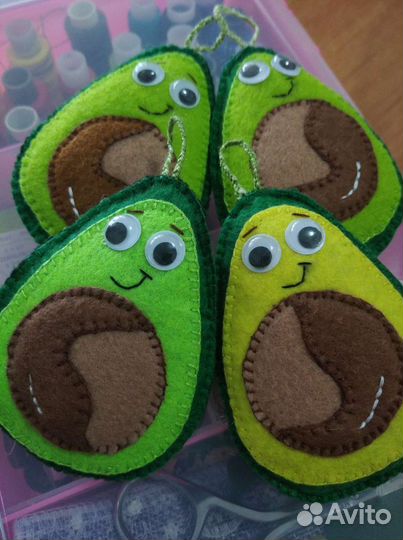 Забавные авокадики Ручной работы