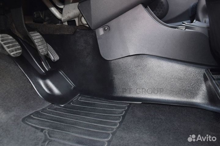 Накладки на ковролин тоннельные 3шт LADA Largus