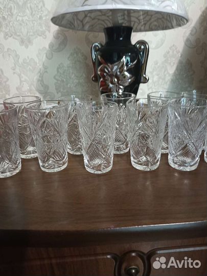 Хрустальные рюмки времен СССР