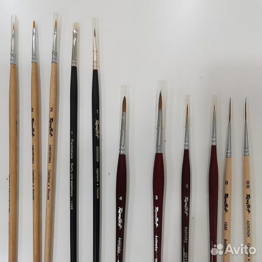 Кисти рублев для маникюра