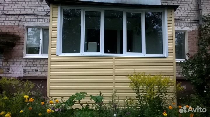 Пластиковые окна и двери, остекление балконов