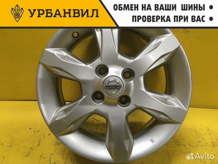 Есть трещина. 3 шт. Диски Nissan Almera- R15 (4х10