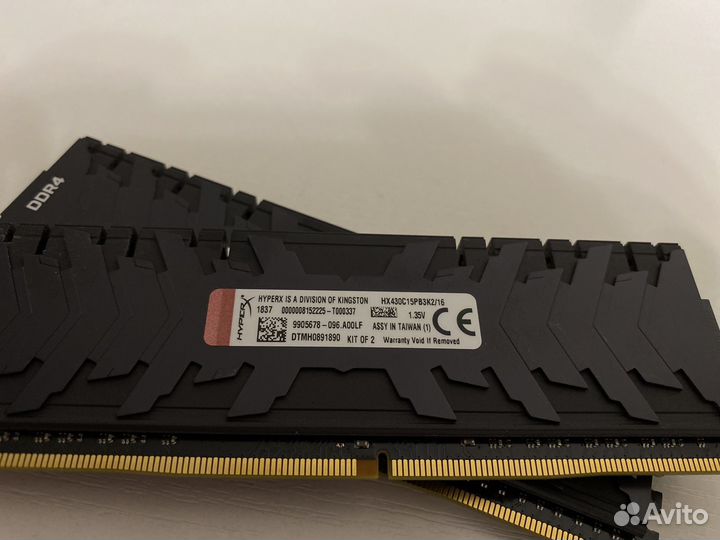 16Gb 3000Mhz HyperX Predator